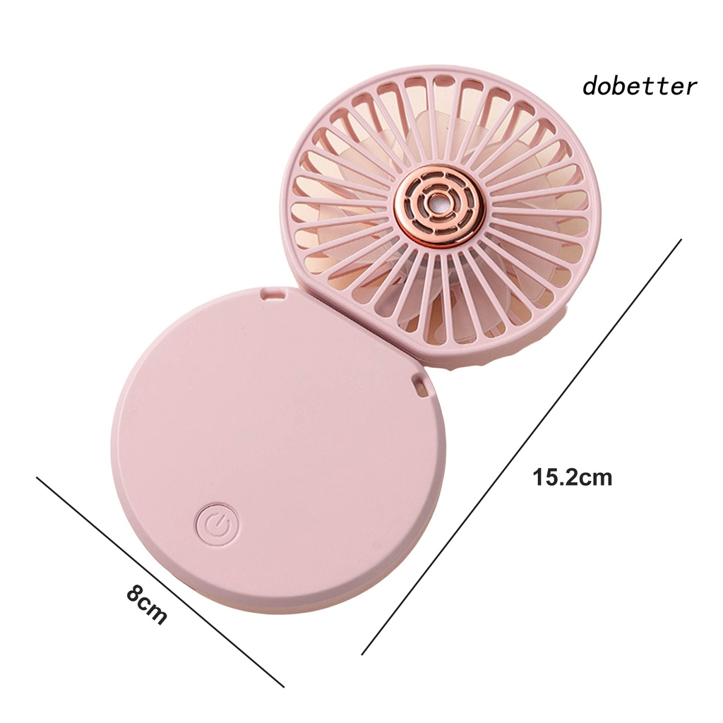 1 Bộ Quạt USB Gấp 180 Độ Gió Mạnh 3 Bánh Răng Có Thể Sạc Lại 3 Trong 1