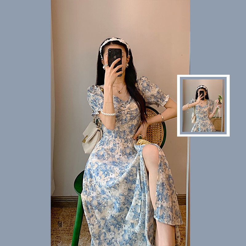 Đầm Plus Size Họa Tiết Tranh Sơn Dầu Thời Trang Mùa Hè Cho Nữ