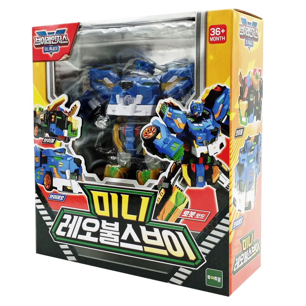 Đồ Chơi Mô Hình MINIFORCE - Robot Hộ Thần Mãnh Sư Kim Ngưu Leo Bull V - 503019