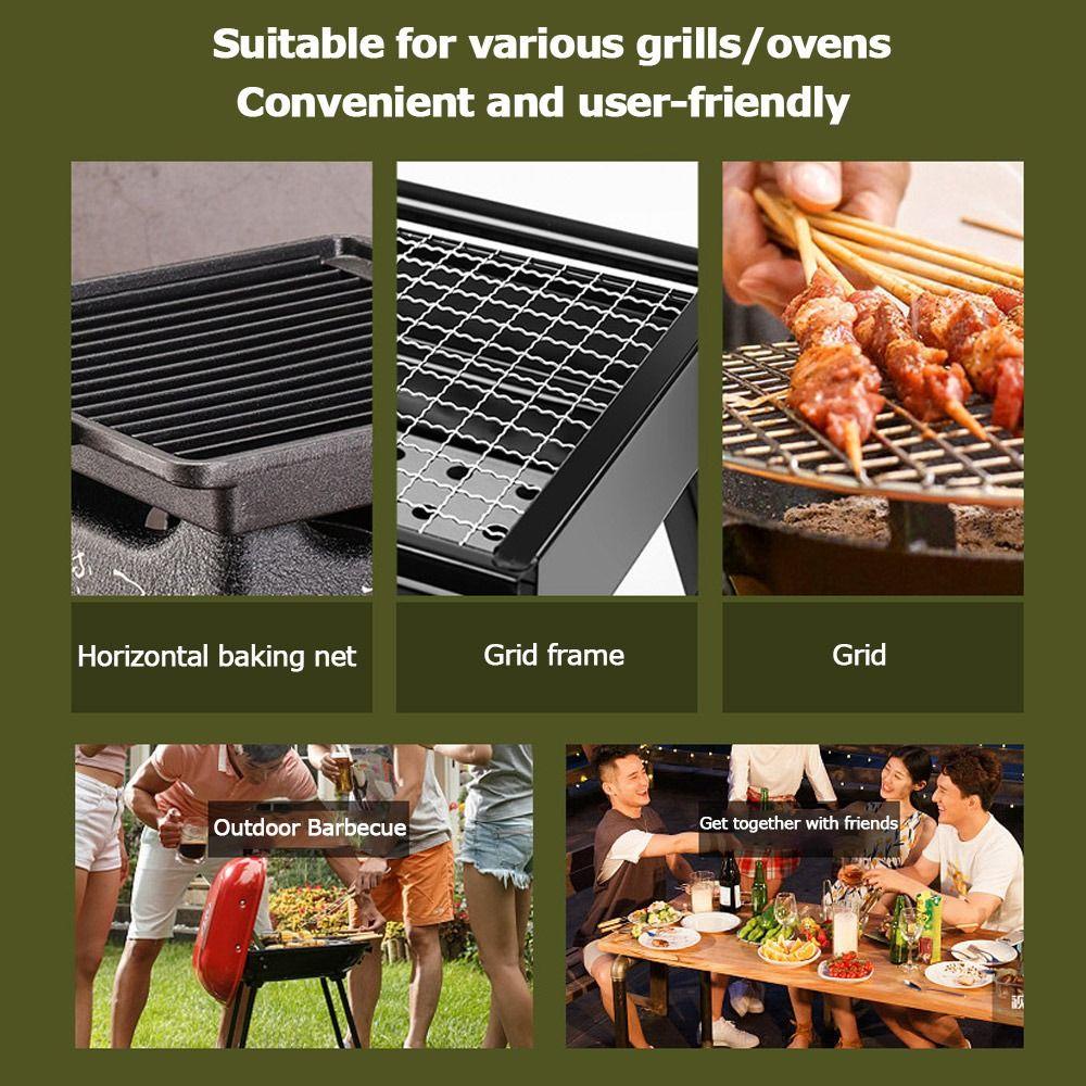 KUNHEV Cọ Nướng BBQ Bằng Thép Không Gỉ Chất Lượng Cao