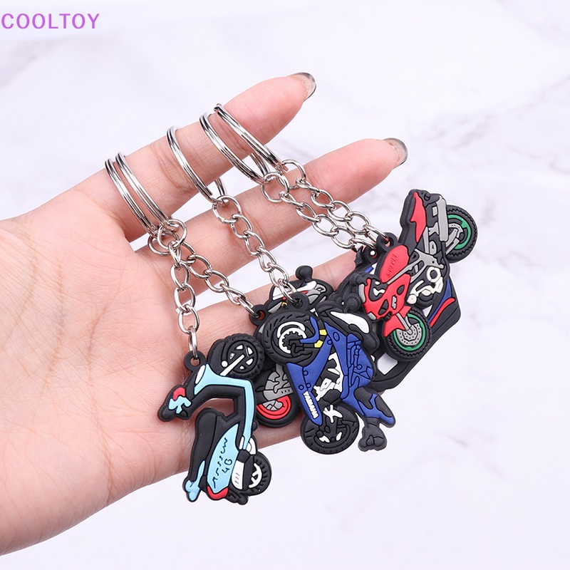 Set 5 Móc Chìa Khóa Bằng PVC Họa Tiết Hoạt Hình Dễ Thương