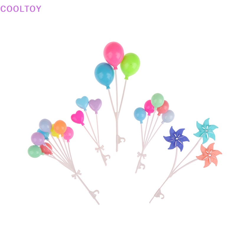 1 Set Bong Bóng Nhiều Màu Trang Trí Nhà Búp Bê