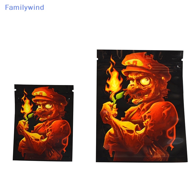 Bộ 10 Túi Zip Nhựa Chống Nước Kích Thước 11 * 14CM