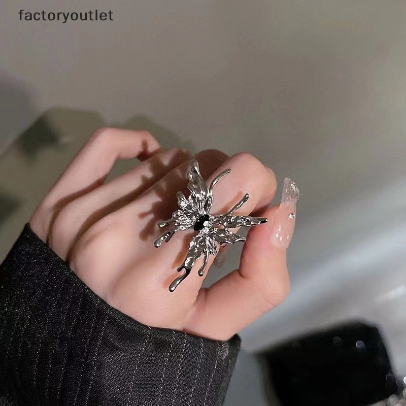 Nhẫn Hình Bướm Phong Cách Gothic Thời Trang Cho Nữ
