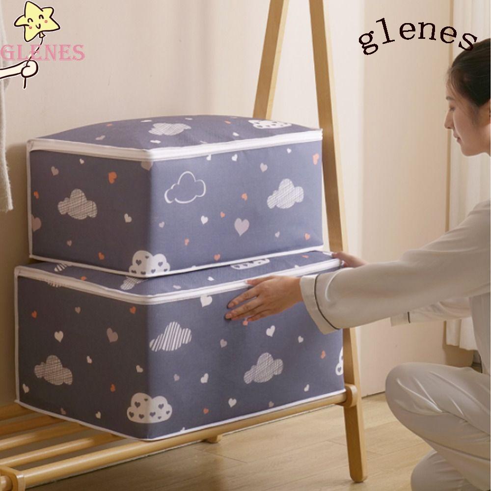 Glenes Túi Vải Không Dệt Sức Chứa Lớn Có Thể Gấp Lại Để Đựng Quần Áo Tiện Dụng