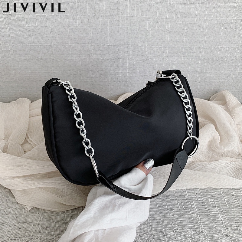 Túi Đeo Chéo Vai Jiviviel Phiên Bản Hồng Kông Phổ Biến Cho Nữ