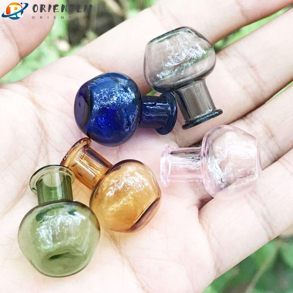 Bộ 2 Bình Hoa Thủy Tinh Mini 2.5cm Tỉ Lệ 1: 12 Trang Trí Nhà Búp Bê