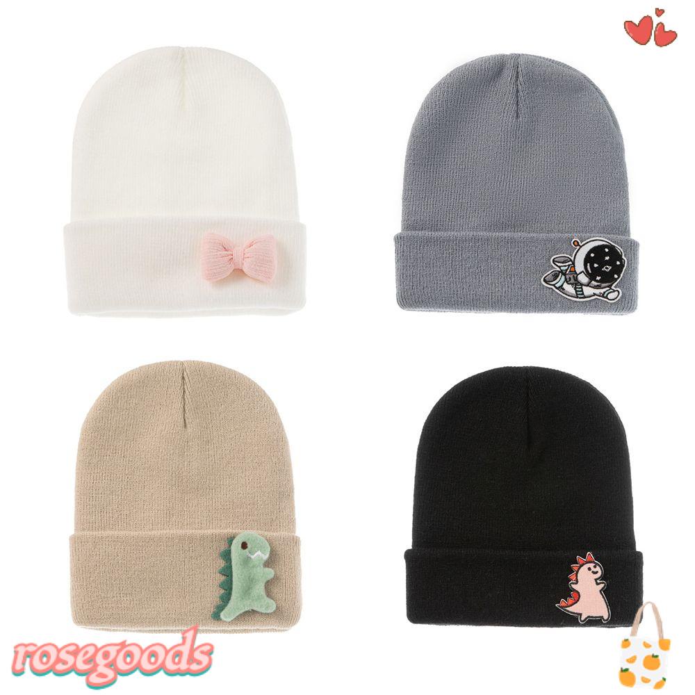 Mũ Beanie Mềm Mại Giữ Ấm Dành Cho Bé Trai Gái 1-4 Tuổi