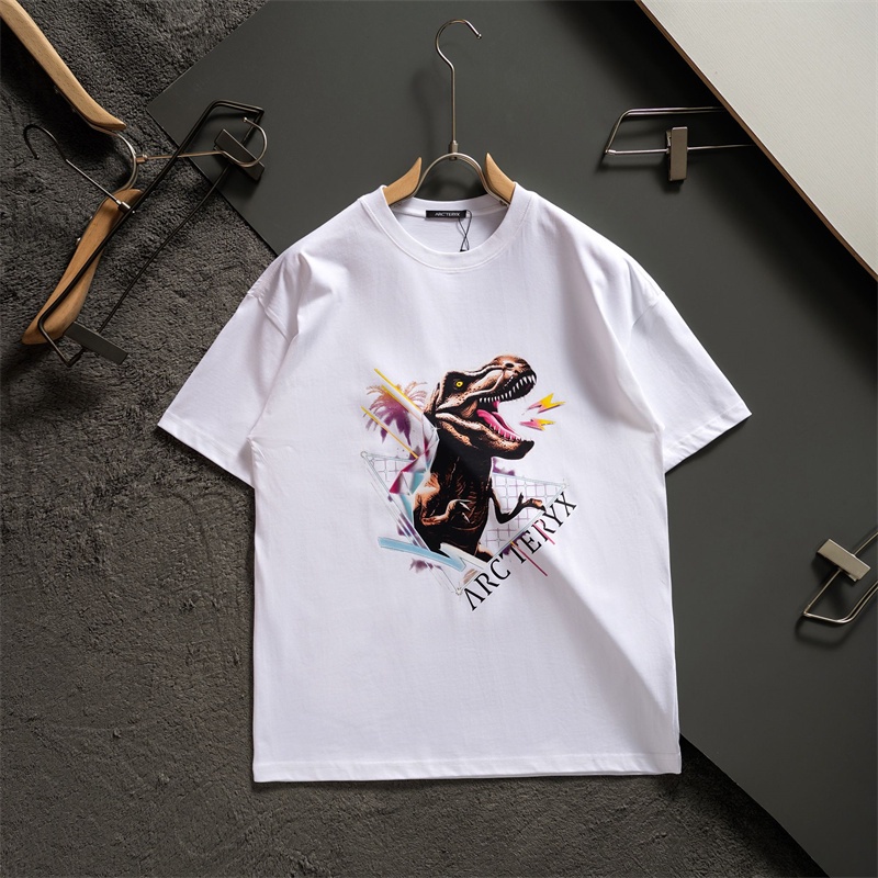 Áo Thun Tay Ngắn In Hình Khủng Long Thời Trang Cao Cấp Dành Cho Nam Nữ
