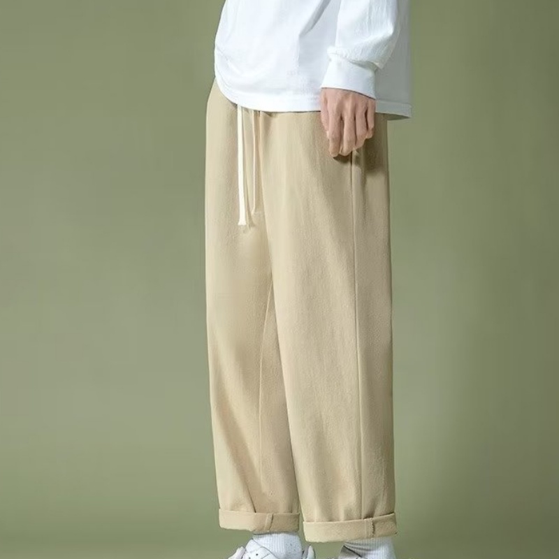 Quần Dài Dáng Rộng Phong Cách Đường Phố Thời Trang Xuân Thu Cho Nam