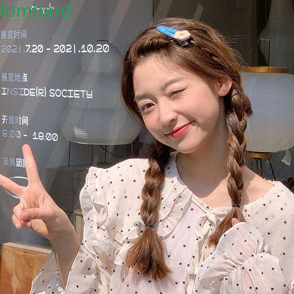 Kẹp Tóc Hoa Bằng Acrylic Dễ Thương Cho Bé Gái