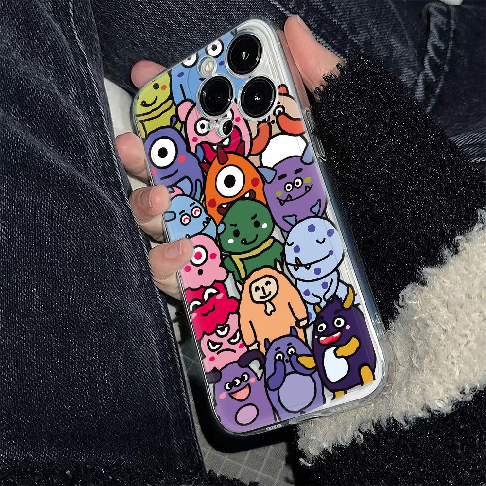 ✅Ốp Điện Thoại Mềm Chống Sốc Hình Động Vật Cho iPhone1214pro CR3K 7813Plus11Max6In 6In