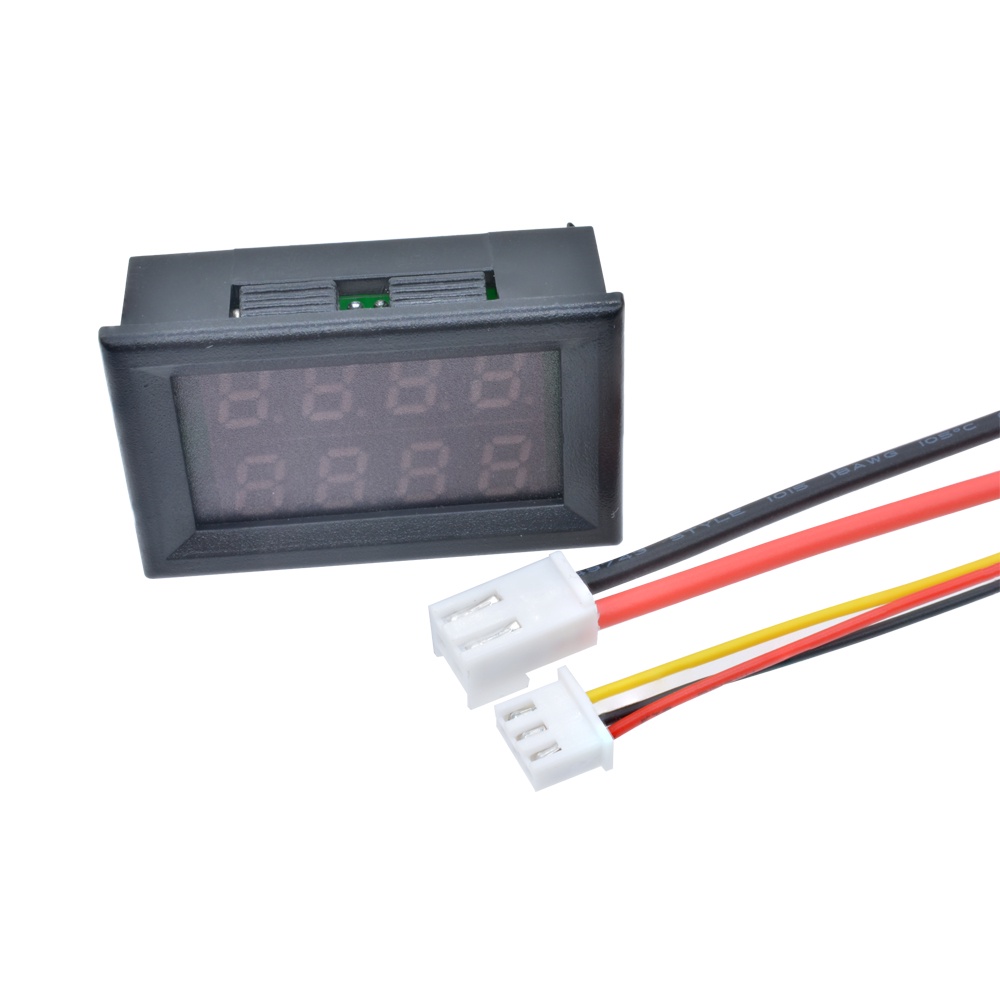 RIRIHI Vôn kế DC 5dDây 0-200V/ 10A chuyên dụng
