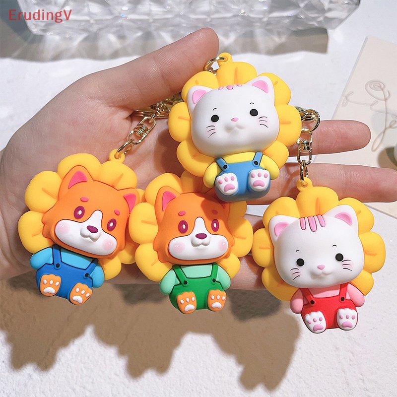 [ErudingV] Móc Khóa Xe Hơi / Túi Xách Hình Chó Shiba Inu / Mèo Dễ Thương Phù Hợp Cho Cặp Đôi [Mới]