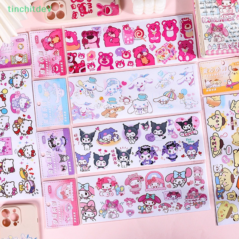 [TinchitdeV] Hình Dán Sanrio Kuromi Cinnamoroll Anime Dễ Thương Trang Trí Điện Thoại Di Động Cho Bé Gái [Mới]