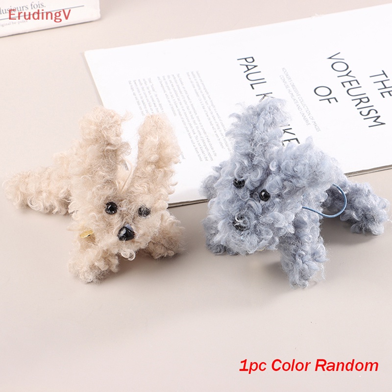 1 Thú Nhồi Bông Hình Cún Con Dễ Thương Treo Chìa Khóa / Ba Lô / Balo