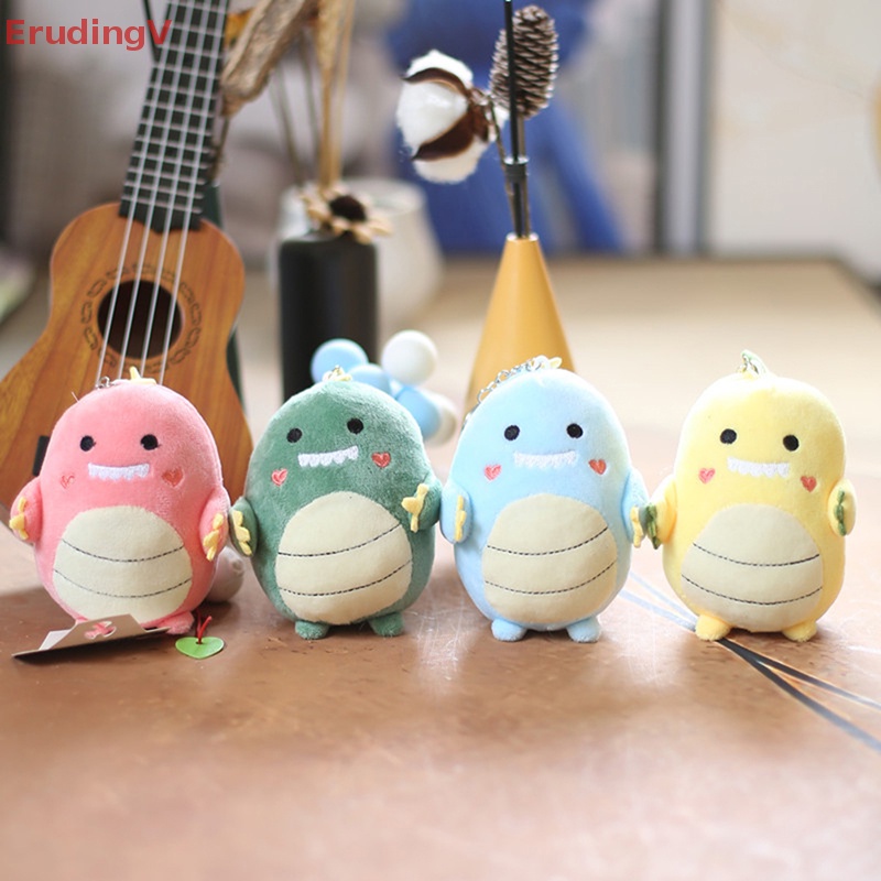 1 Móc Khóa Khủng Long Nhồi Bông Mềm Mại Dễ Thương