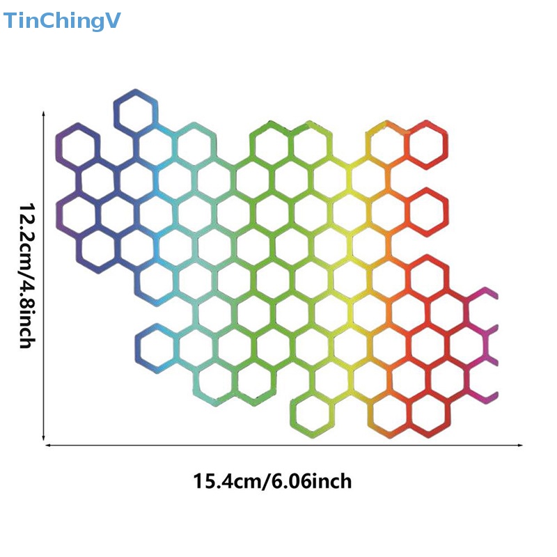 [TinChingV] Hình Dán Tổ Ong Chống Thấm Nước Trang Trí Mũ Bảo Hiểm Xe Máy [Mới]