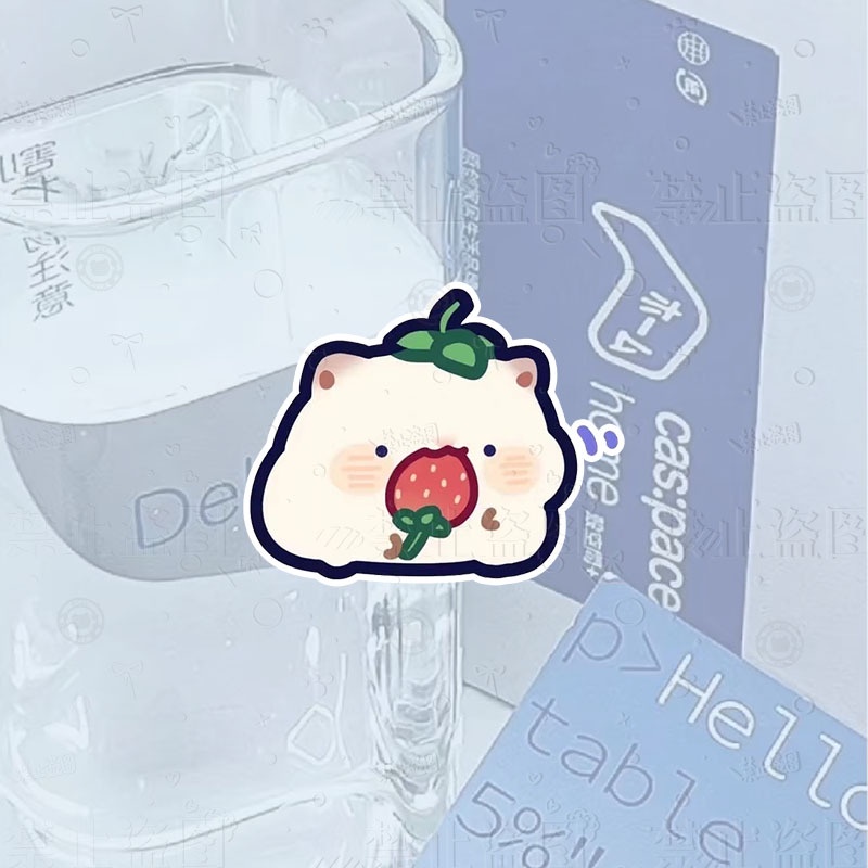 Kẹp Tài Liệu Bằng Acrylic Hai Mặt Hình Cá Mập / Chuột Hamster Hoạt Hình Cho Văn Phòng