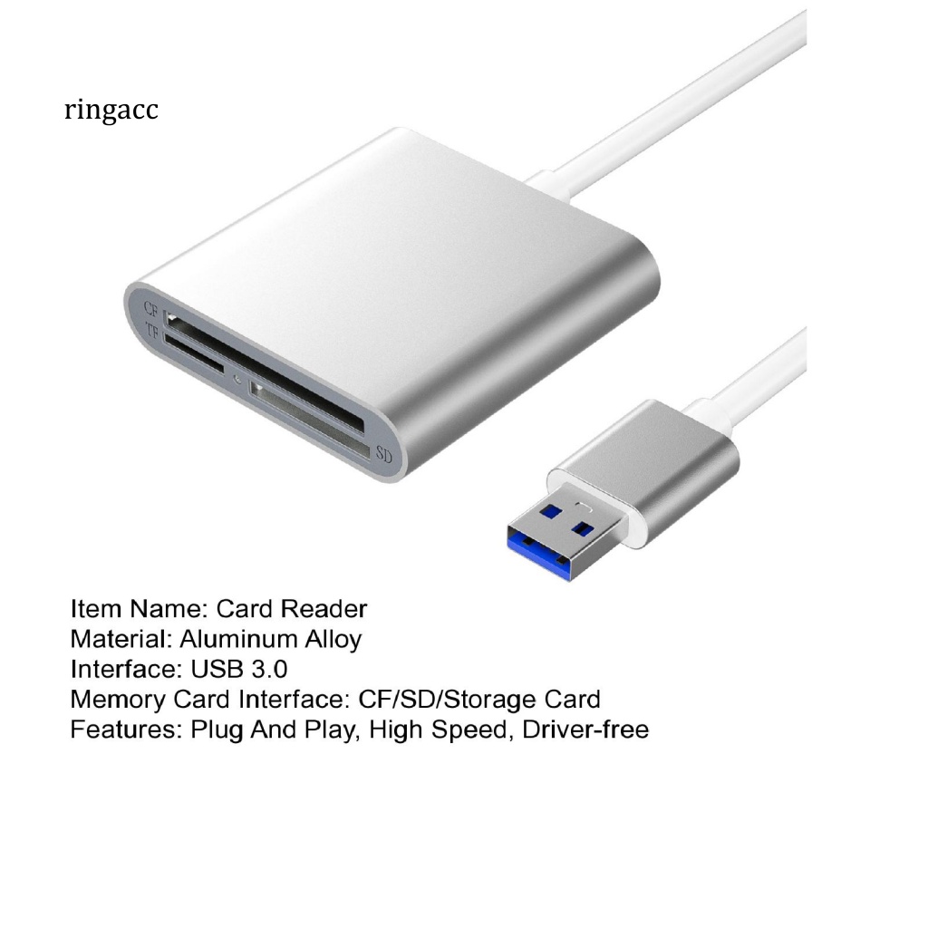 Rga Không Chỉ Hỗ Trợ Thẻ SD, Thẻ TF, Nhưng Đầu Đọc Thẻ này cũng rất Rộng Tương Thích Với Điện Thoại Di Động, Máy Tính Bảng, Camera, Máy Tính Và Các Thiết Bị Khác Với Giao Diện Loại