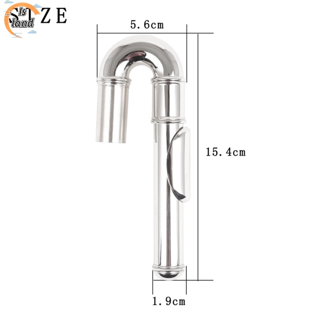 Nhạc Cụ Sáo Đầu Cong Bằng Đồng Niken Mạ Niken Chuyên Nghiệp Dành Cho Người Mới Bắt Đầu