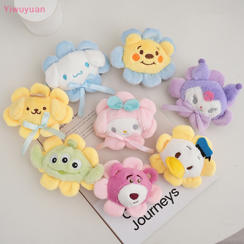 < Yiwuyuan > Móc Khóa Gấu Bông Mềm Mại Dễ Thương Thời Trang Đáng Yêu Dành Cho Bé Gái