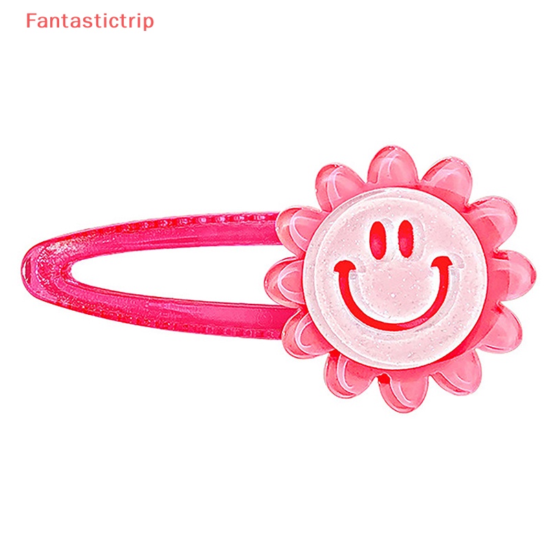 Kẹp Tóc Hình Hoa Hướng Dương Màu Kẹo Ngọt Trong Suốt Dành Cho Bạn Gái Mới