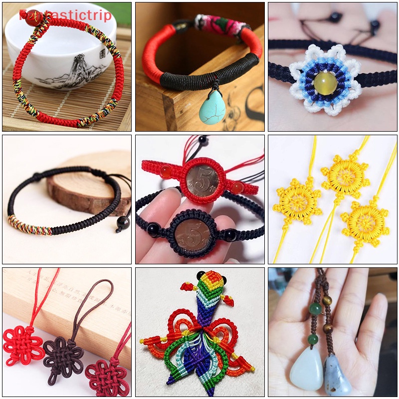 Cuộn Dây Nylon 24M 1.0mm Dùng Làm Vòng Đeo Tay Thủ Công Mới