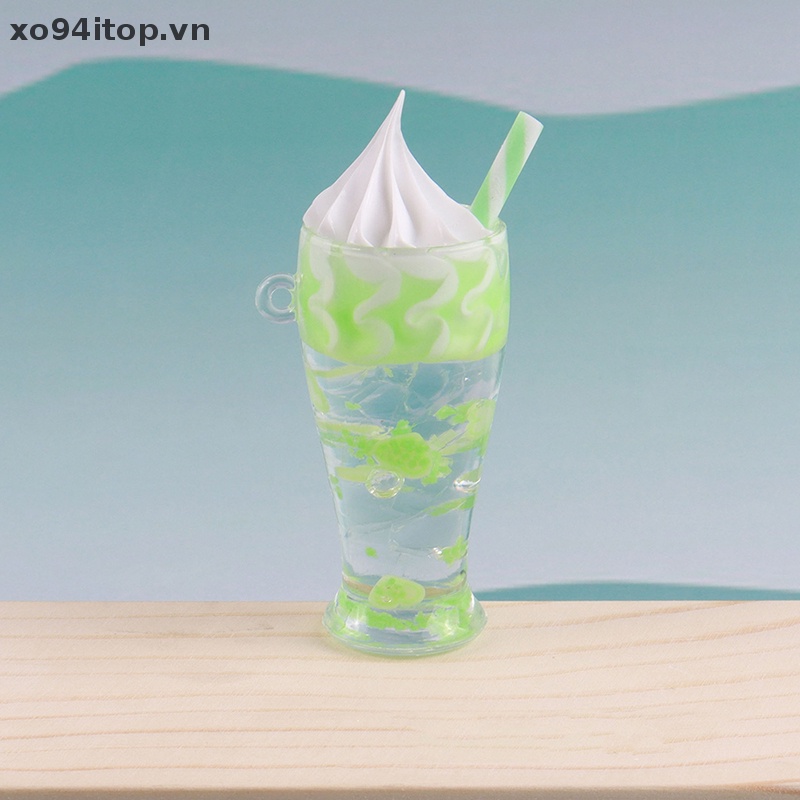 Xoitop Đồ trang trí Lọ Kem Dạ Quang Mini Bằng Nhựa Resin Trang Trí Tiểu Cảnh