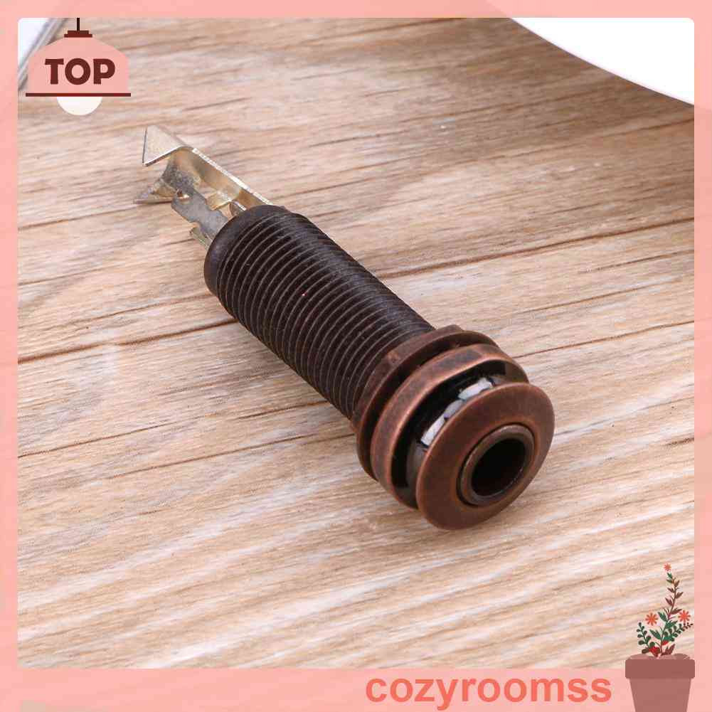 1 Jack Cắm Đầu Ra Bằng Đồng Cho Guitar Điện Acoustic