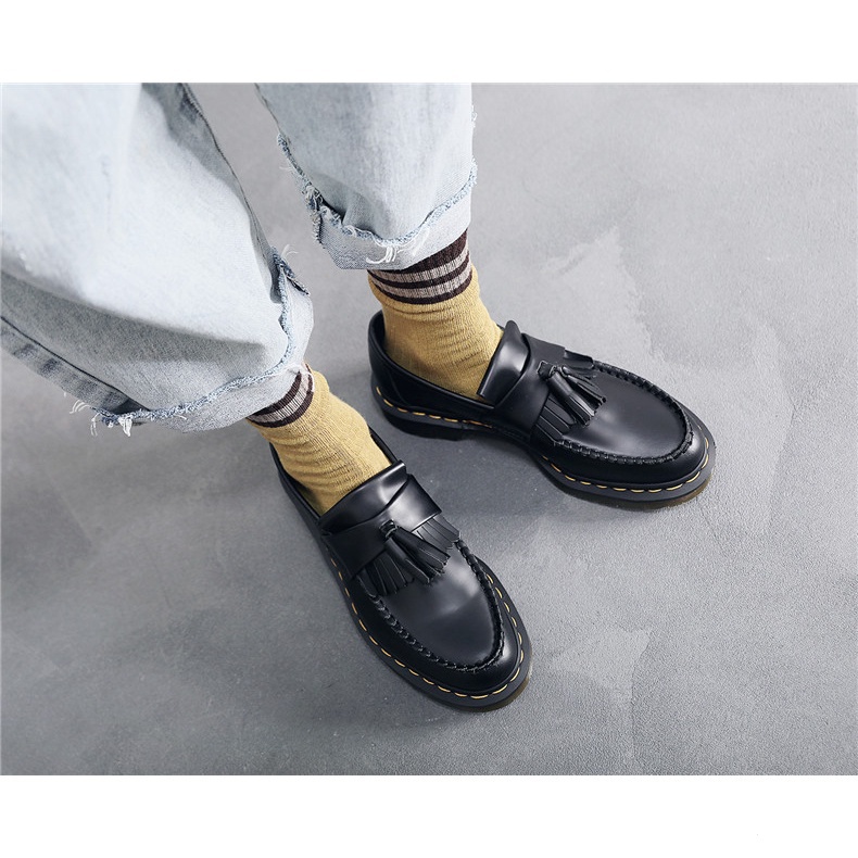 Giày Lười Da Handmade Thời Trang Unisex Dr.Martens ADRIAN Size 35-46