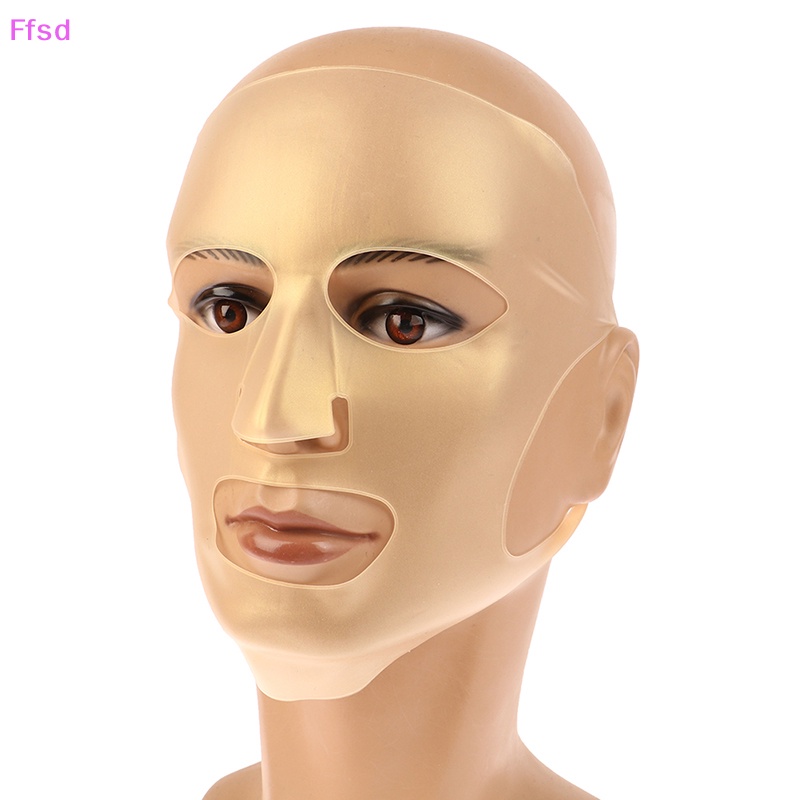 {Ffsd} Mặt Nạ Silicone Đeo Tai Làm Săn Chắc Da Chống Nếp Nhăn Tạo Khuôn Mặt Chữ V Có Thể Tái Sử Dụng
