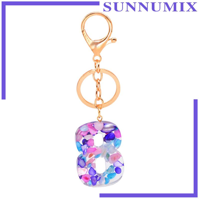 Móc Khóa Dây Treo Hình Số Thời Trang Cho Nam Và Nữ