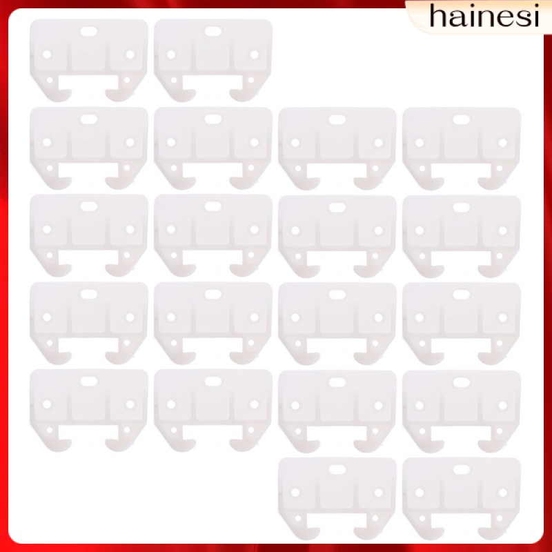 Set 20 Móc Trượt Ngăn Kéo Tủ Màu Trắng