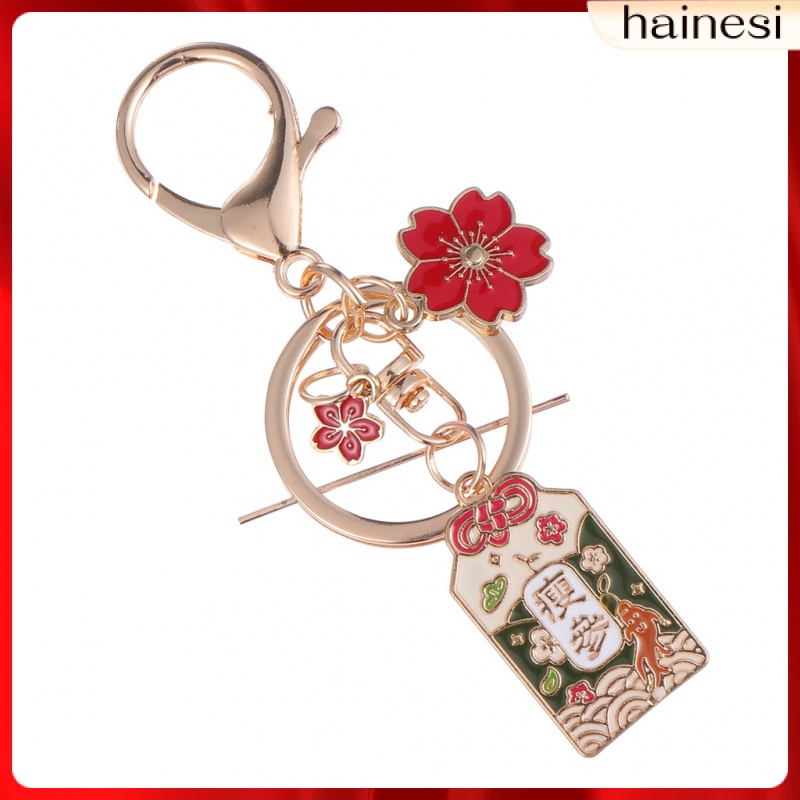 Móc Chìa Khóa / Ví / Túi Xách Hình Động Vật Hoa Anh Đào May Mắn Nhật Bản Thích Hợp Làm Quà Tặng Cho