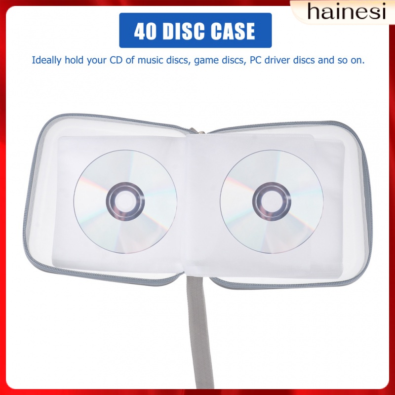 Hộp Đựng Đĩa CD 40 Đĩa Dvd Sắp Xếp Gọn Gàng Trên Xe Hơi Màu Hồng