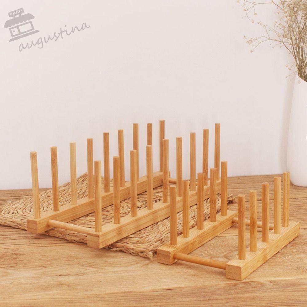 1 Giá Đỡ Cốc Bằng Tre Tiện Dụng Cho Nhà Bếp