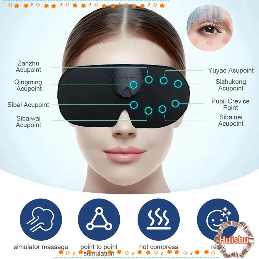 HS Máy Mát Xa Mắt Tần Số Thấp Không Dây Điều Chỉnh Được