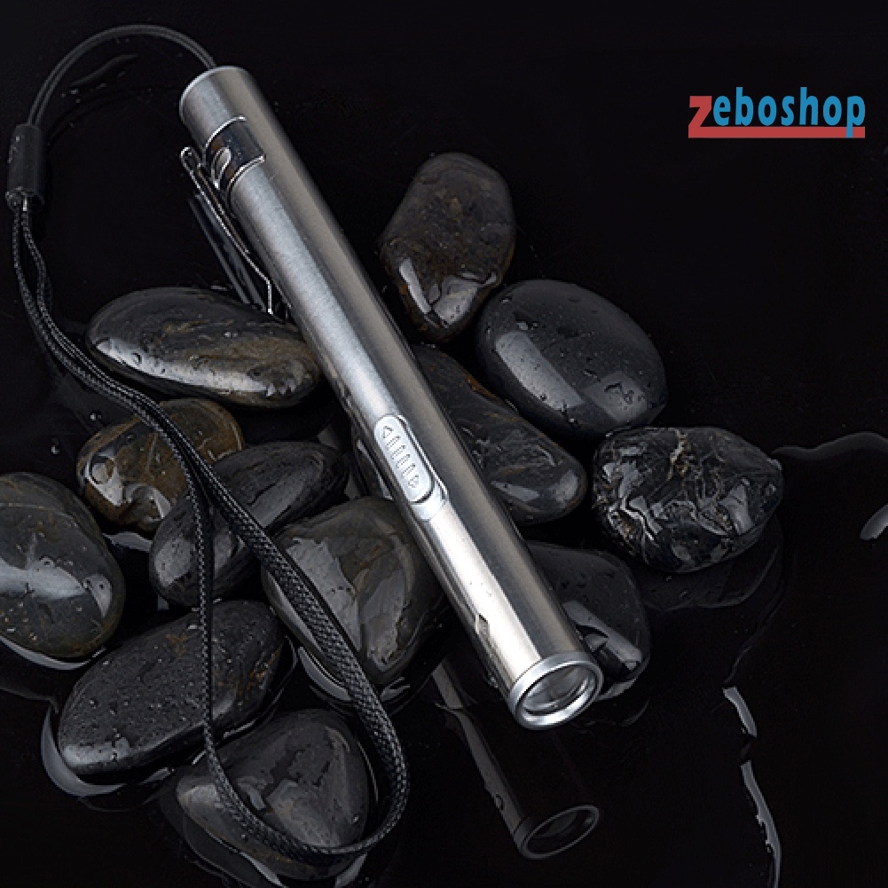 Đèn Pin LED Mini Tiết Kiệm Năng Lượng Sạc USB Hình Cây Bút Tiện Dụng