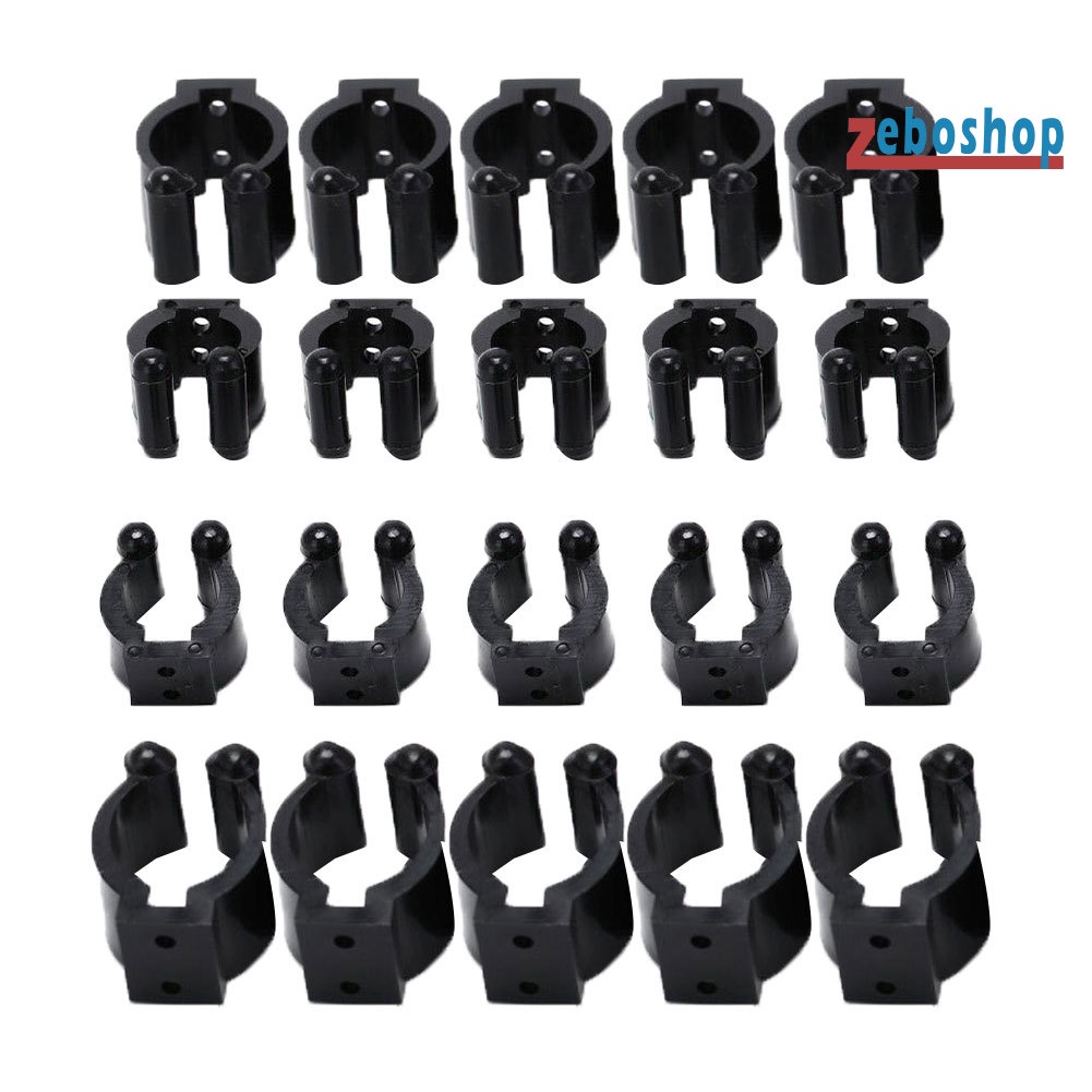 Bộ 10 Kẹp Giữ Gậy Đánh Bida Bằng Nhựa Chuyên Dụng Giá Đỡ