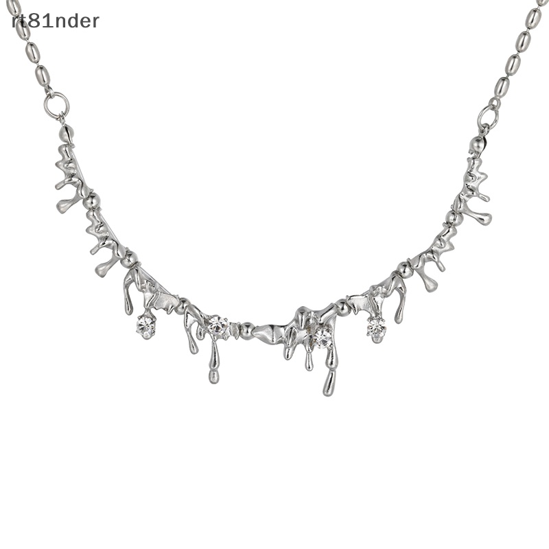 Rt Vòng Cổ Choker Bằng Hợp Kim Mặt Hình Giọt Nước Phong Cách Hip Hop Thời Trang Cho Nữ