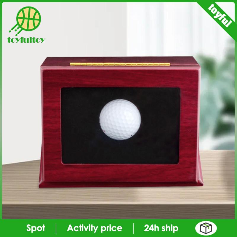 Hộp Gỗ Trong Suốt Trưng Bày Bóng Golf Tiện Dụng