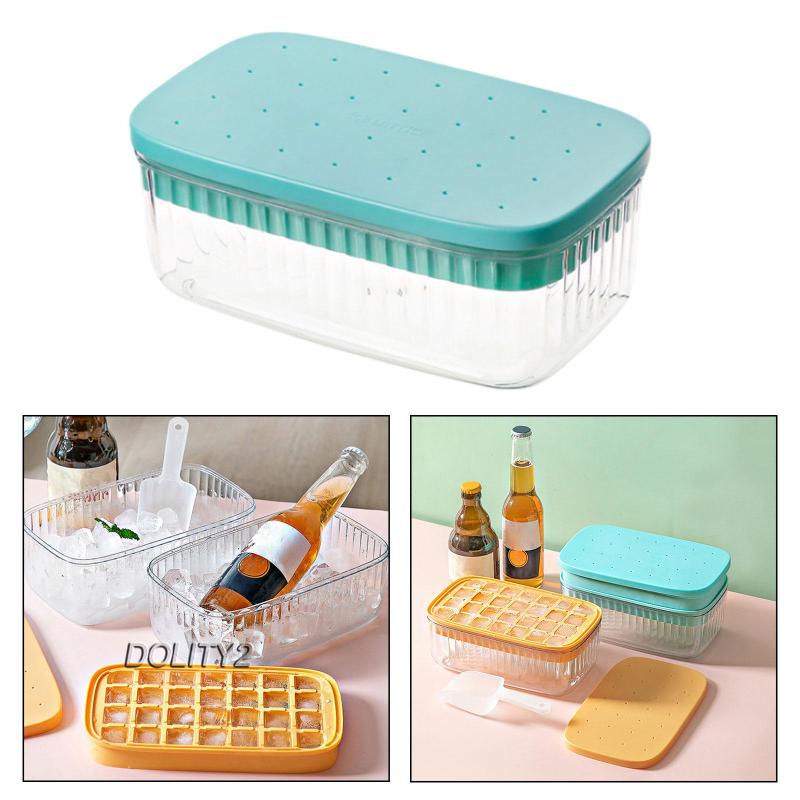 [Dolity2] Khay Làm Đá Bằng Silicone Cho Nhà Bếp