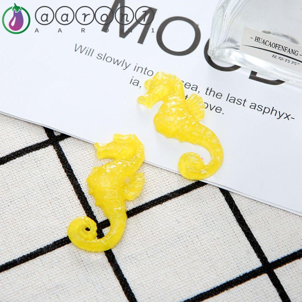 Aaron1 Cá Ngựa Hoạt Hình Bằng Nhựa Resin Thủ Công Sáng Tạo Trang Trí