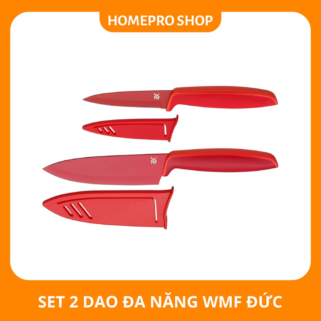 Bộ 2 dao đỏ WMF Touch cao cấp - Chính Hãng Của Đức