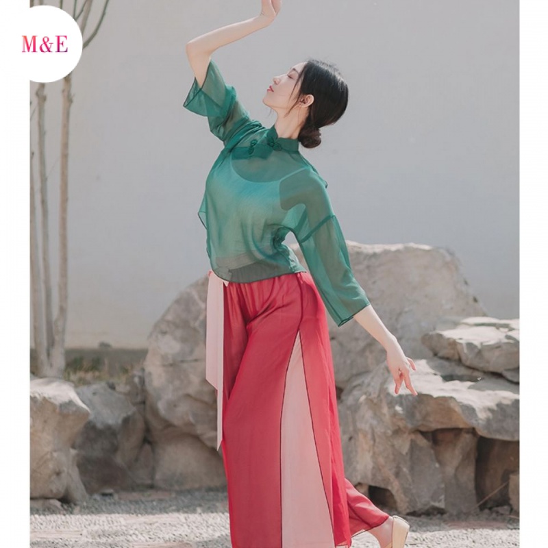 Trang Phục Múa Truyền Thống Trung Hoa Rhyme 2023 Phong Cách Cổ Điển Thanh Lịch Cho Nữ