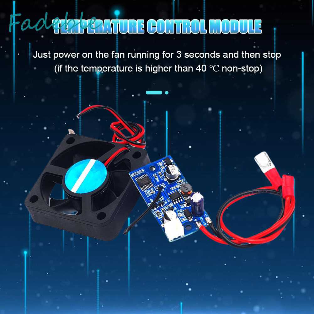 Mô Đun Tản Nhiệt 3 Bánh Răng DC 6-70V Có Thể Điều Chỉnh Cho Khung Gầm PC