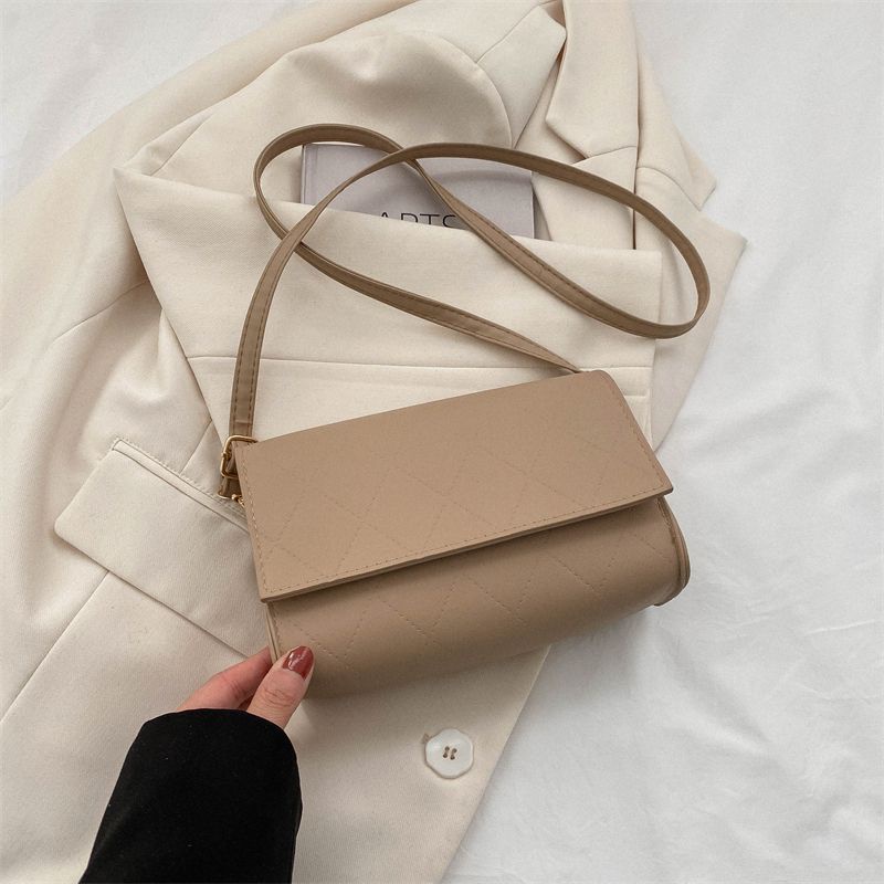 Túi Xách Đeo Vai Hình Vuông Cỡ Nhỏ Phối Dây Đeo Sợi Xích Phong Cách Phương Tây Thời Trang Cao Cấp Cho