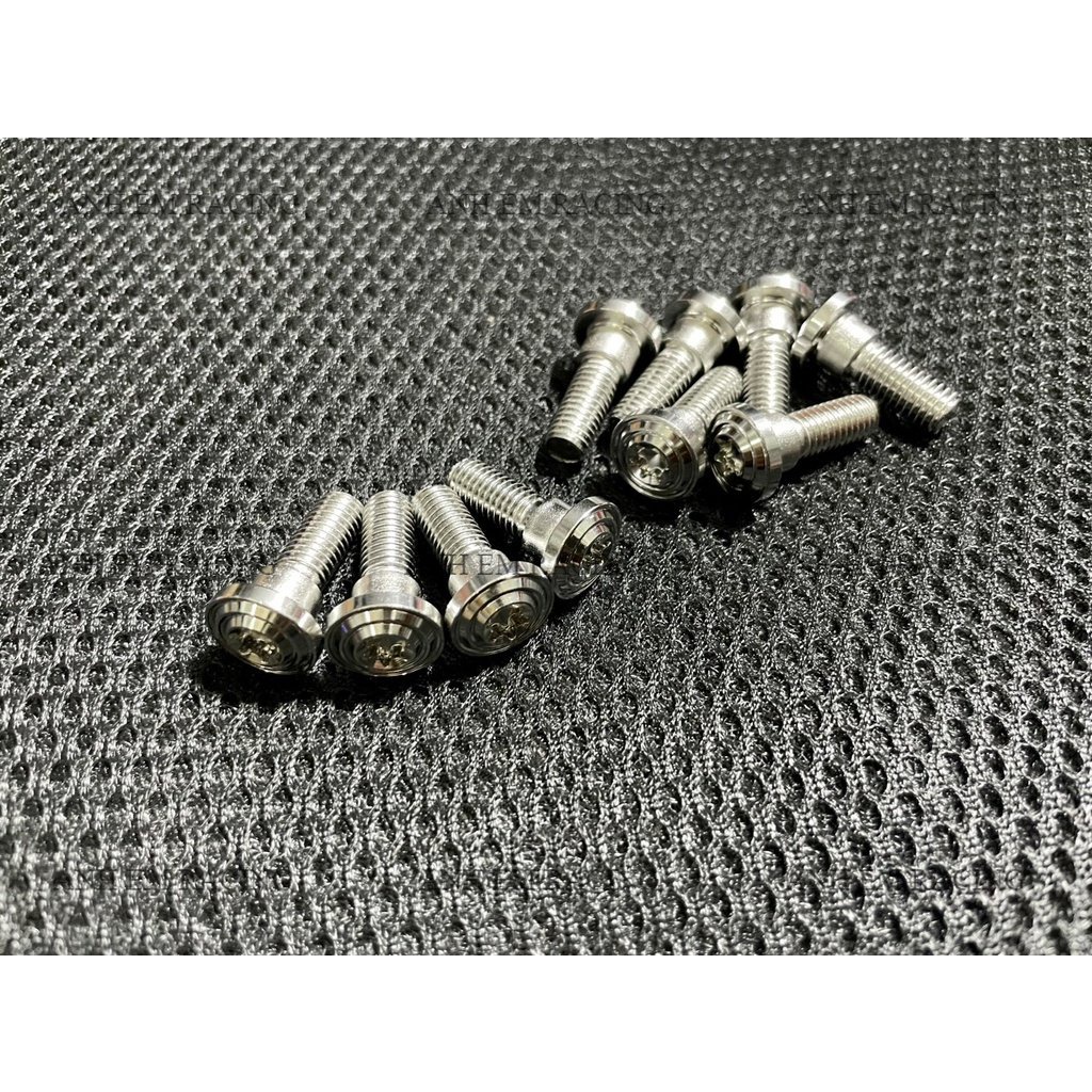 Ốc Đĩa Salaya inox 304 Mẫu Thái 8li25 Có gờ Gắn Đĩa Zin Xe Máy Honda Yamaha