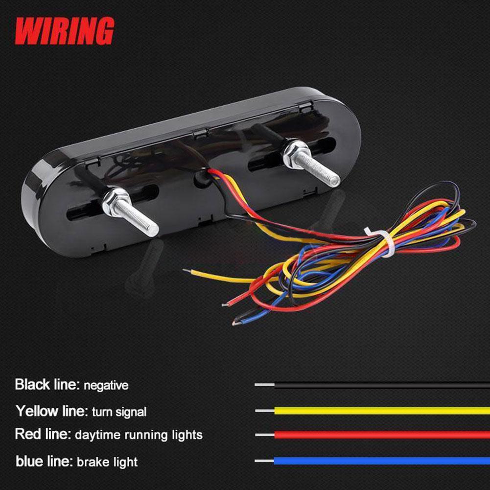 Đèn LED 3 Trong 1 12V 24 Bóng U1Y1 Chống Thấm Nước Cho Đuôi Xe Tải